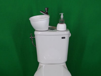 WiCi Mini kleines Handwaschbecken für Gäste WC - 1 auf 2